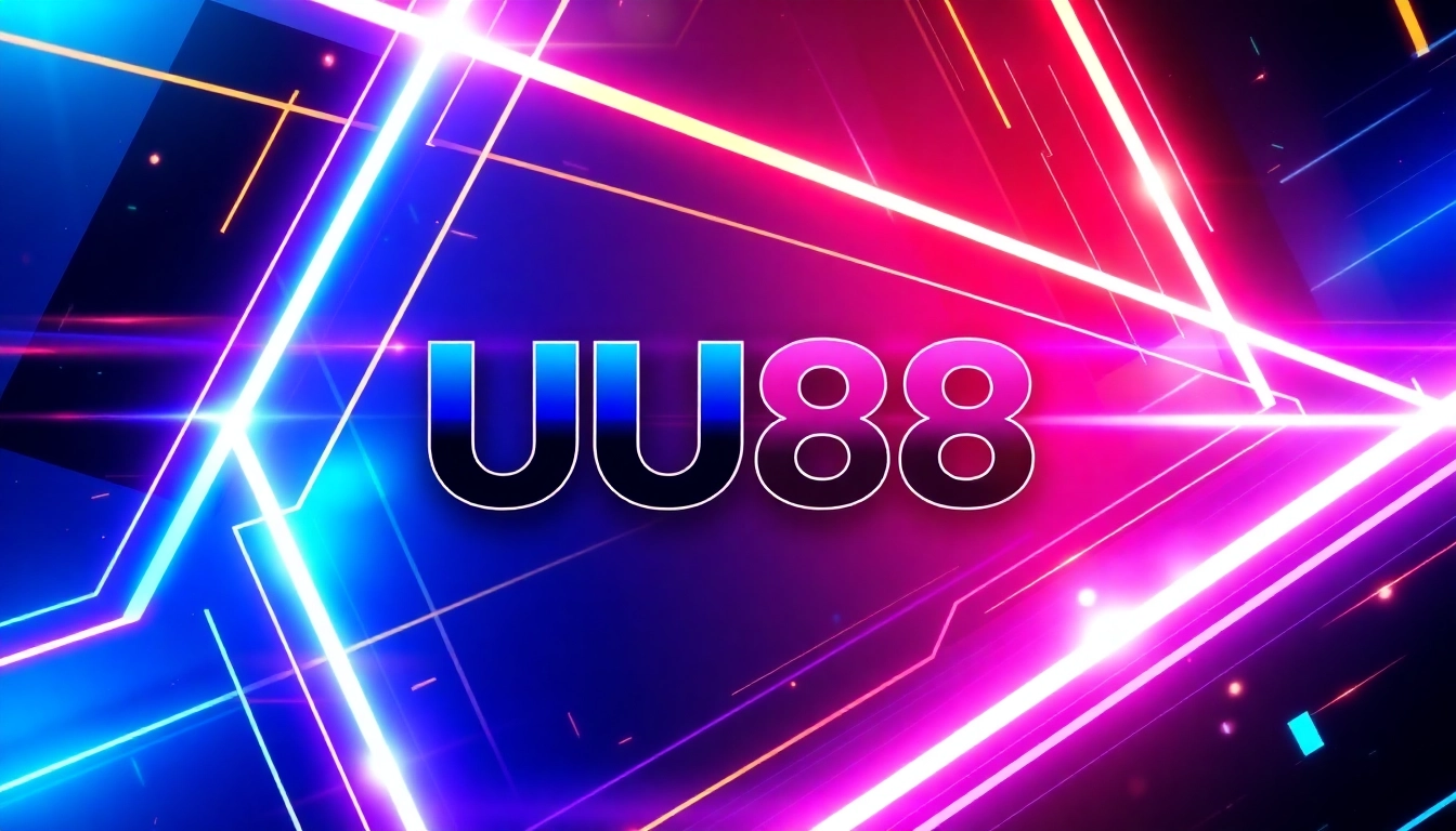 Secure and engaging UU88 online platform showcasing trusted features, quick transactions, and vibrant branding visuals for user confidence.