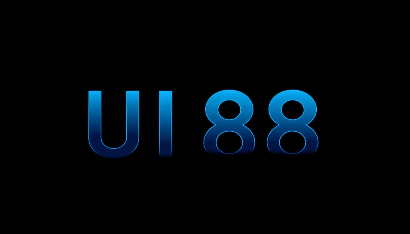 Elegant UU88 logo with modern design elements, highlighting trust and digital sophistication.