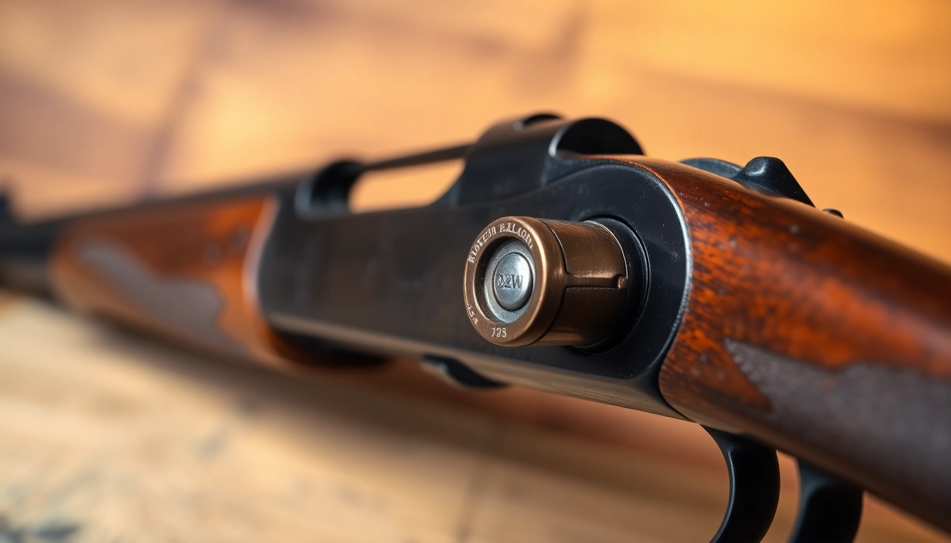 Efficient 32WIN rifle in action, showcasing precision and craftsmanship for firearm enthusiasts seeking reliable ammunition.
