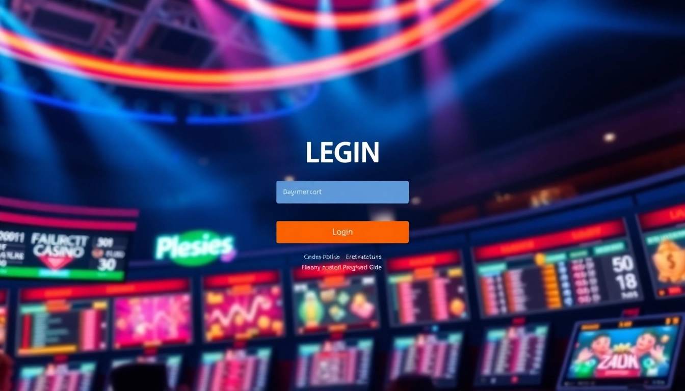 Step-by-step Sky exchange login process on a sleek platform featuring secure authentication and colorful gaming backdrop.