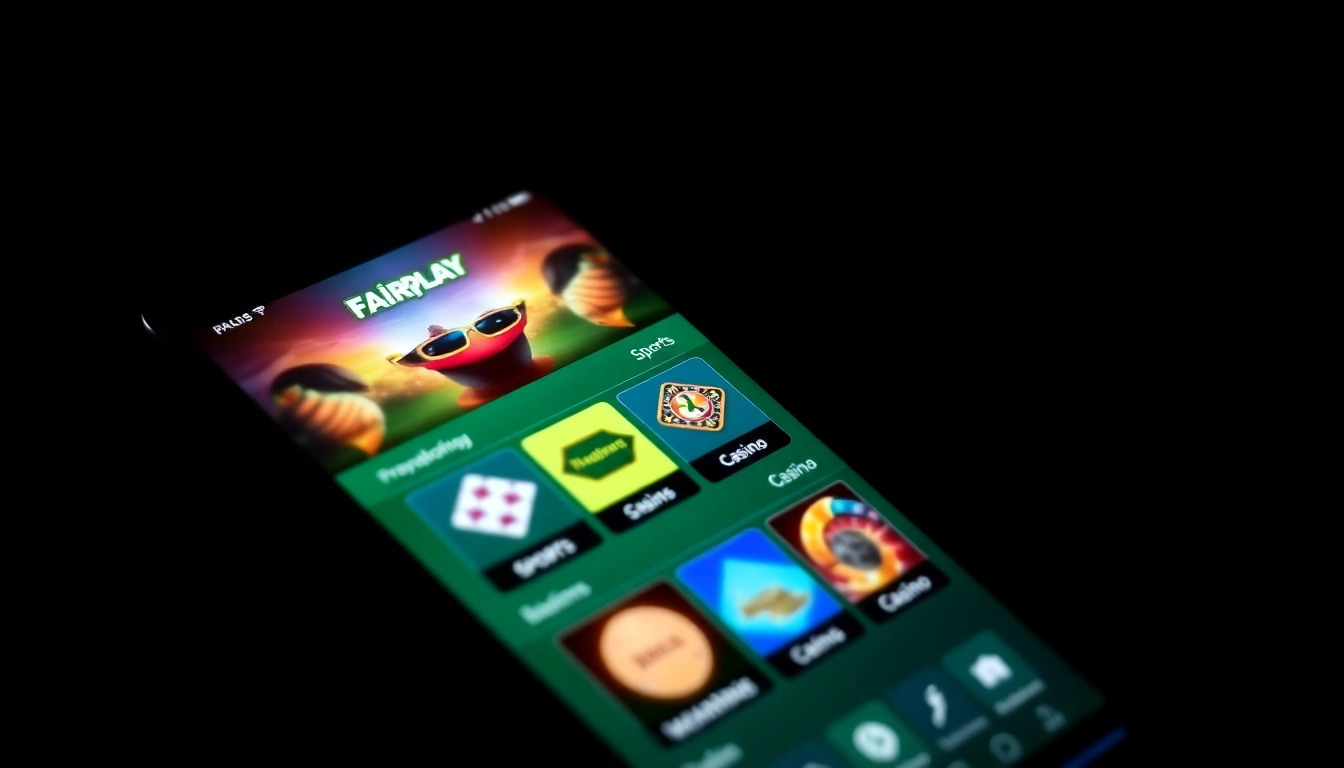 Using the fairplay app to place bets on live sports and casino games seamlessly from your mobile device.
