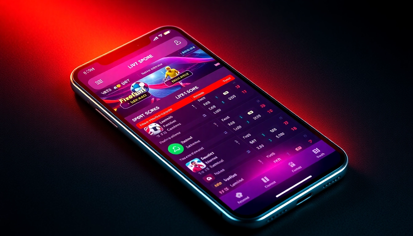 FairPlay live sports betting app interface displaying live scores and betting options for an engaging user experience.